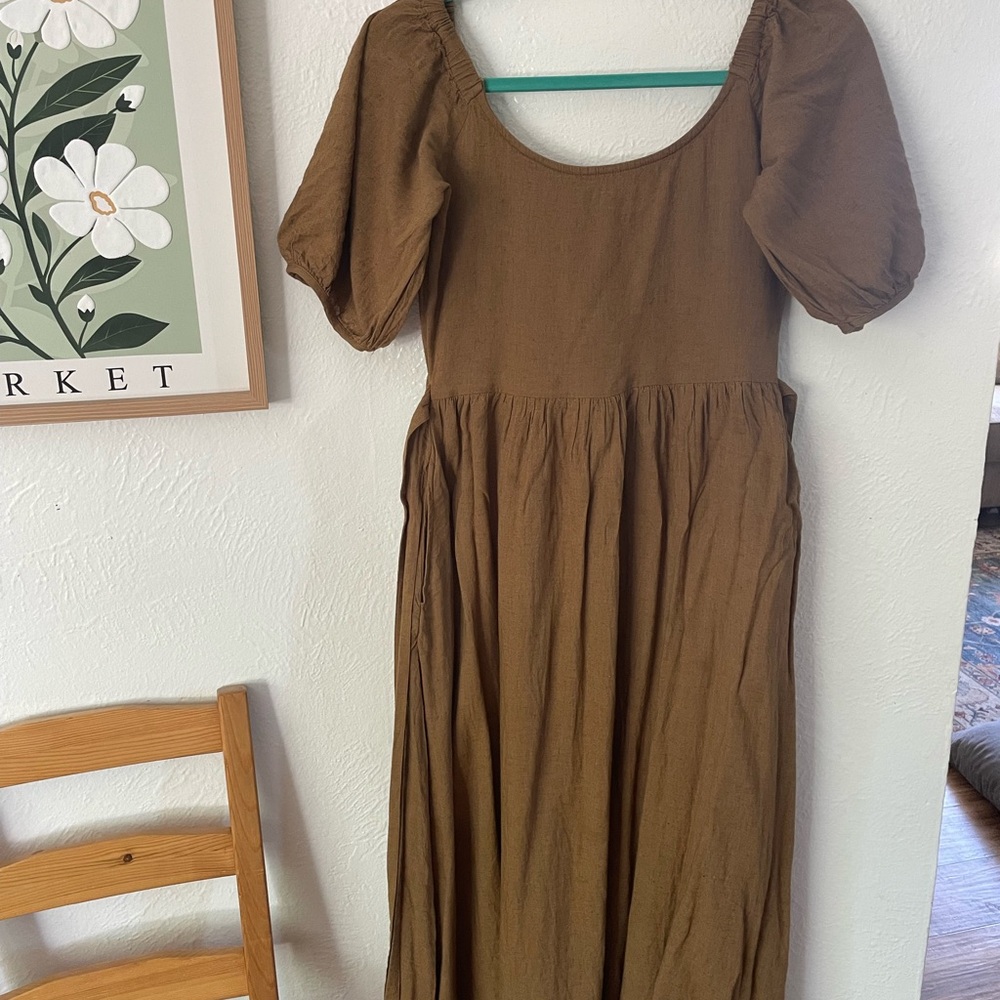 Brown Brook Dress